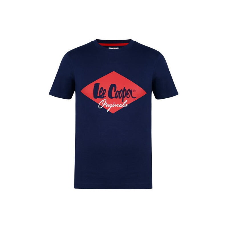 Lee Cooper Logo Pánske Tričko Tmavo Modré Tmavo Modrá M 35588519