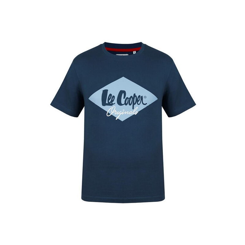 Lee Cooper Logo Pánske Tričko Modré Modrá 3XL 35588520