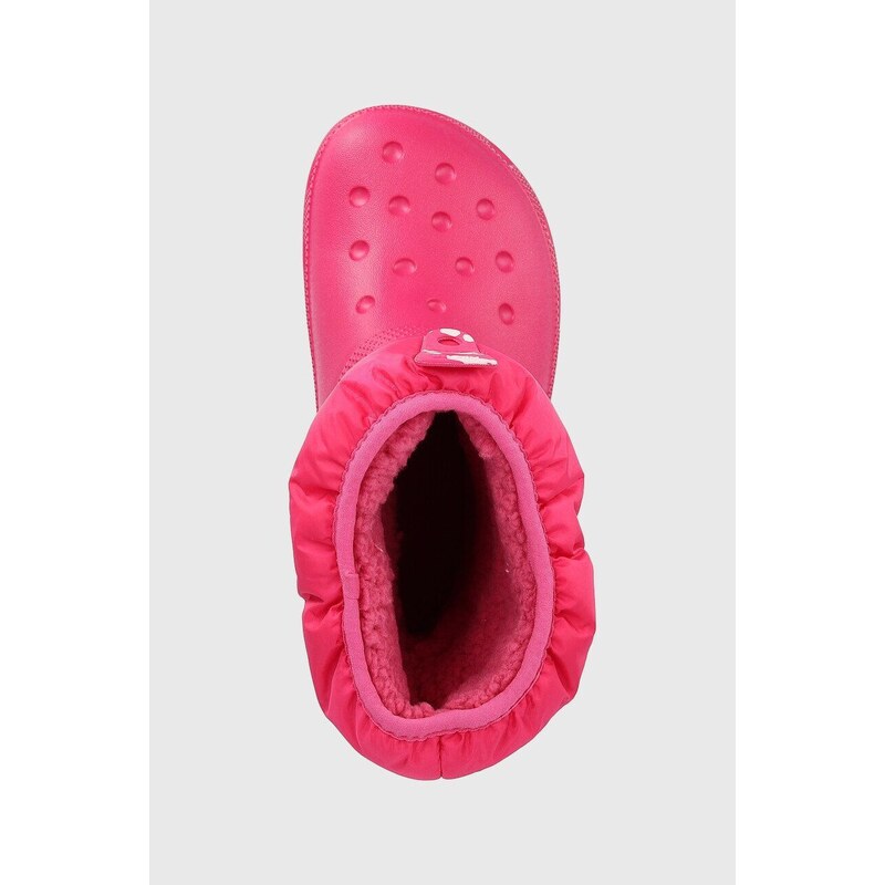Detské snehule Crocs ružová farba