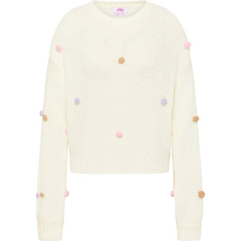 MYMO Sveter fialová / ružová / biela ako vlna 55924286