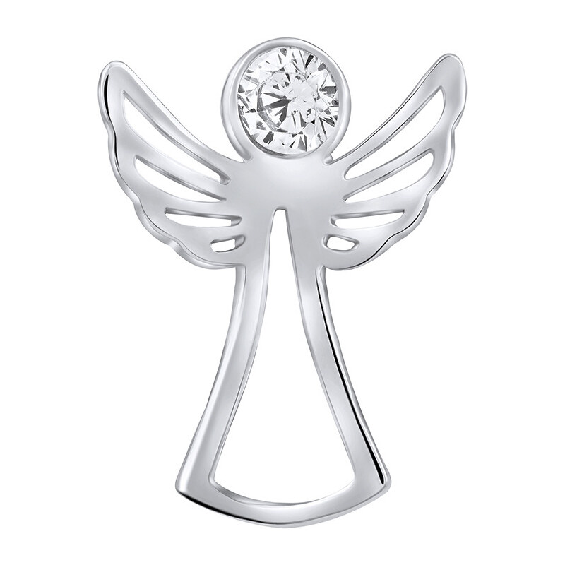 Ligot Strieborný prívesok anjel so zirkónom SILVEGOB11652S 46720150