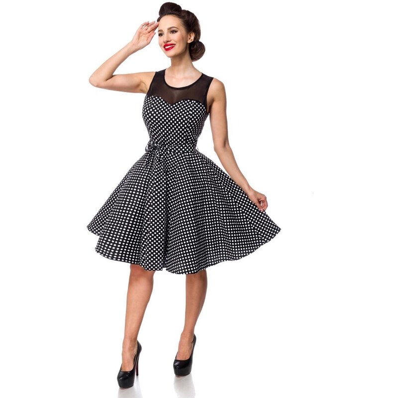 Glara Bodkované retro šaty 40828096