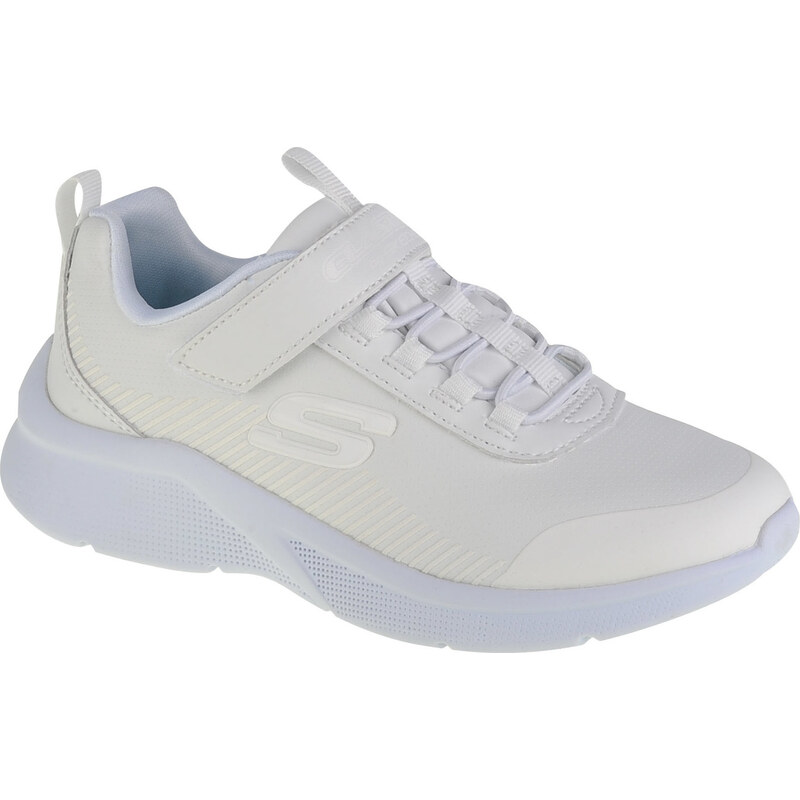 Biele detské tenisky Skechers Microspec-Classmate 302607L-WHT 35600086