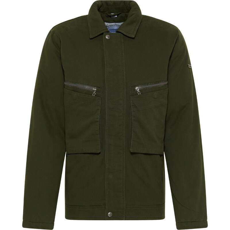 DreiMaster Vintage Prechodná bunda Imane tmavozelená 54235869