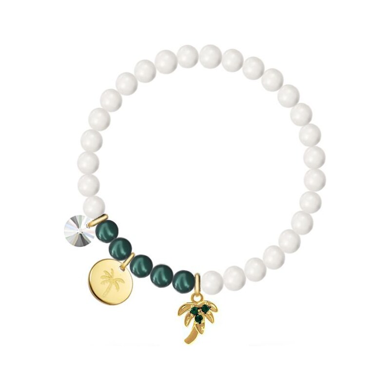 SWAROVSKI Elements Swarovski e. dámsky, perlový náramok Isla De La 35621456