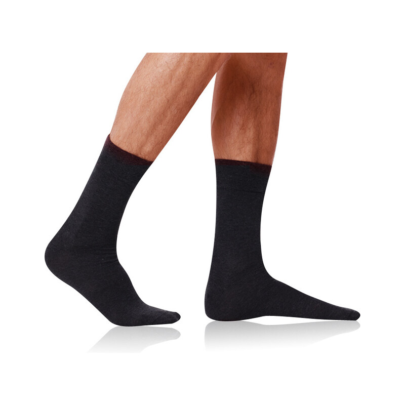 Pánske bavlnené ponožky COTTON MAXX MEN SOCKS - Bellinda - šedá 35645022