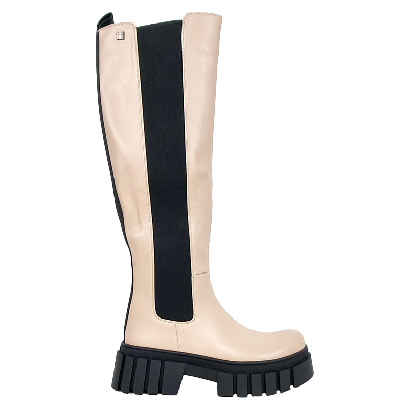 Chelsea čižmy Laura Biagiotti Calf Beige 56369354