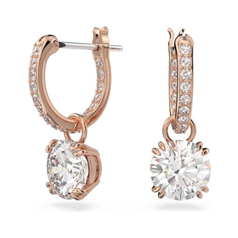 Swarovski Trblietavé náušnice krúžky s príveskami 2v1 Constella 66581148