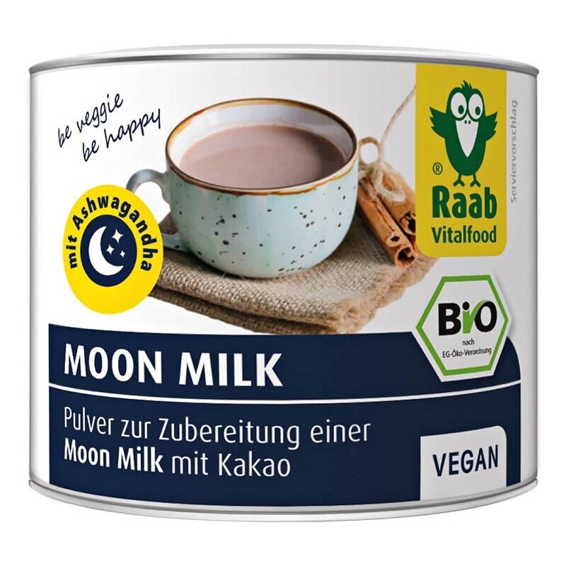 Raab Vitalfood Bio prášok na prípravu nápoja Moon Milk 70 g