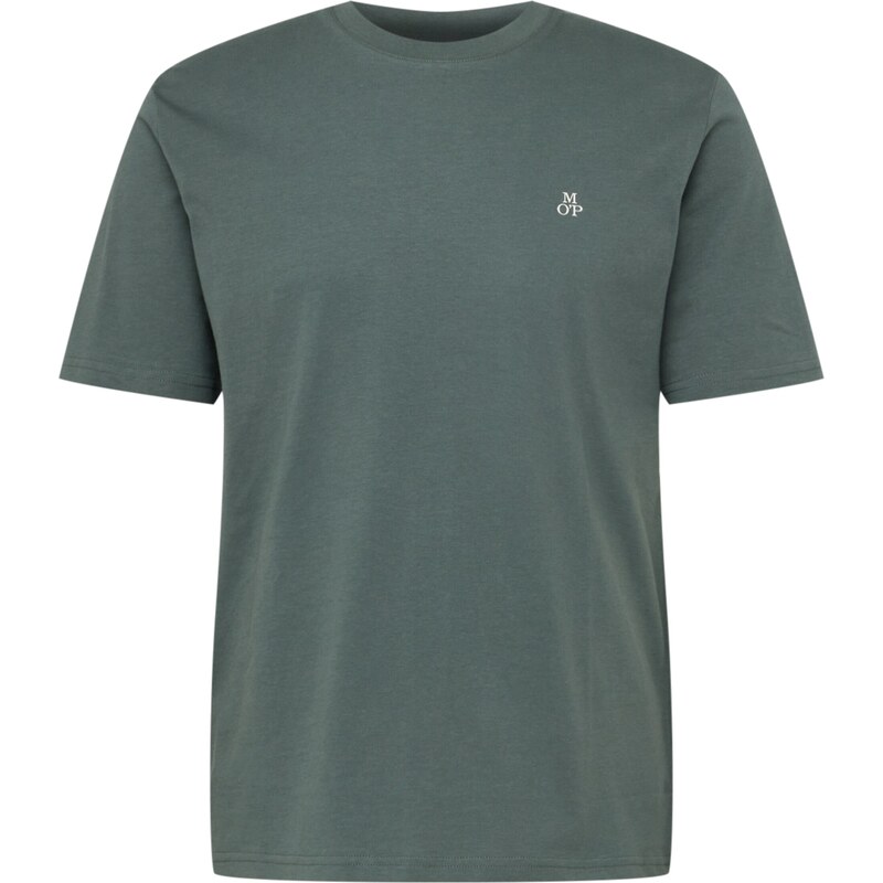 Marc OPolo Tričko tmavozelená / biela 35631030