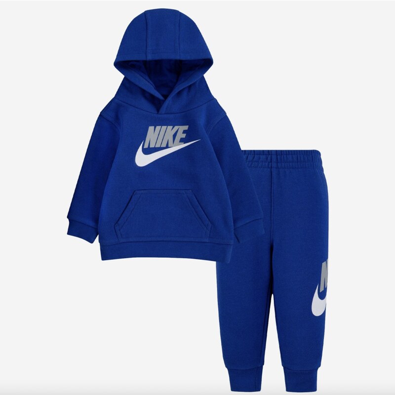 Nike fleece po hoodie & jogger 2pc set ROYAL
