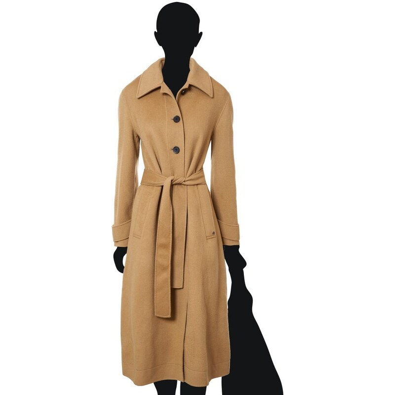 Calvin Klein béžový flaušový kabát