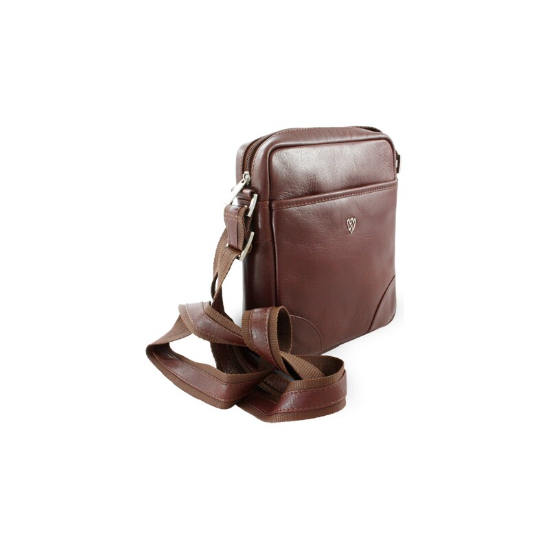 Arwel Malý hnedý kožený crossbag 215-1711-40 36559776