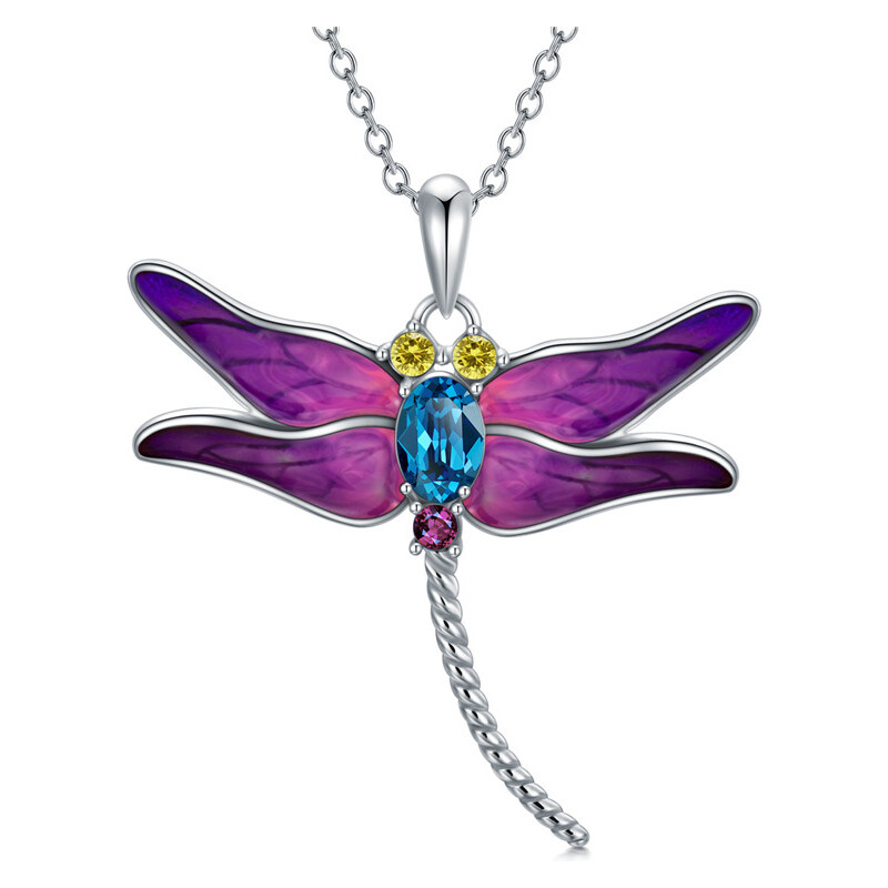 Olivie Strieborný náhrdelník VÁŽKA 7118 35948047