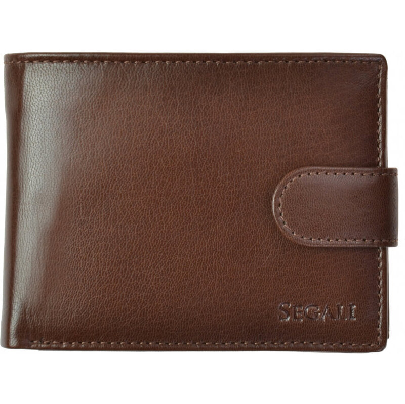 SEGALI Pánska kožená peňaženka 2511 brown 66587941