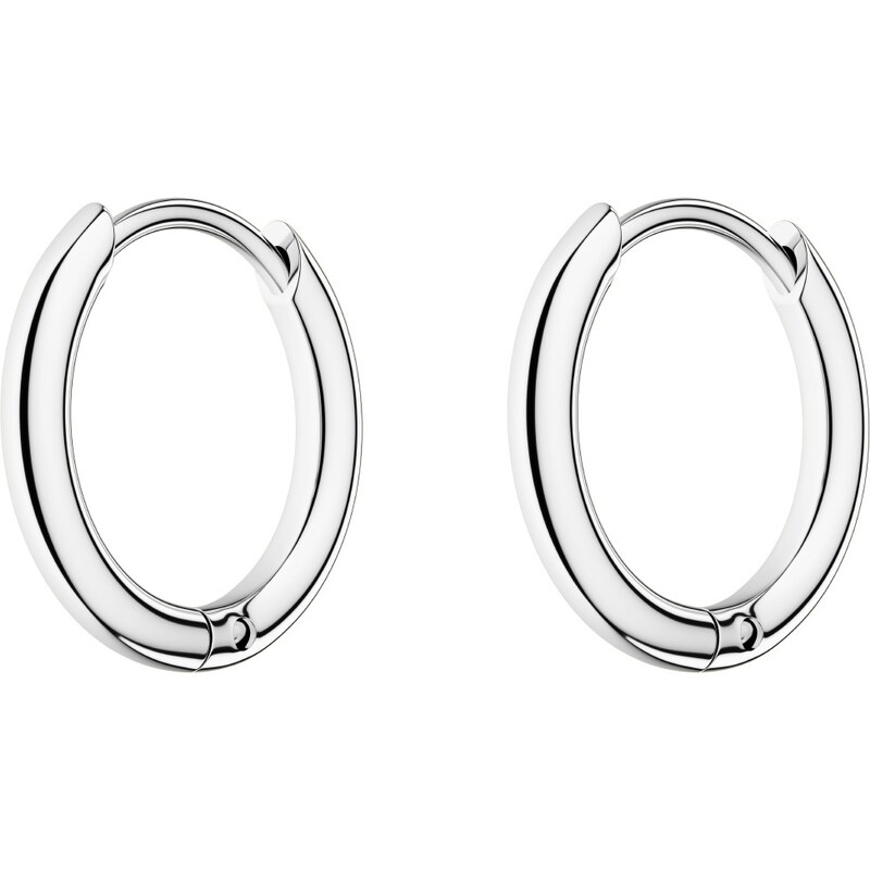 Rosefield Minimalistické oceľové náušnice kruhy Essentials JESHS-J582 66581315
