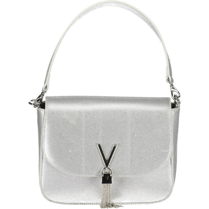 Štýlová Dámska Kabelka VALENTINO BAGS 23X20X9cm Strieborná 66132679