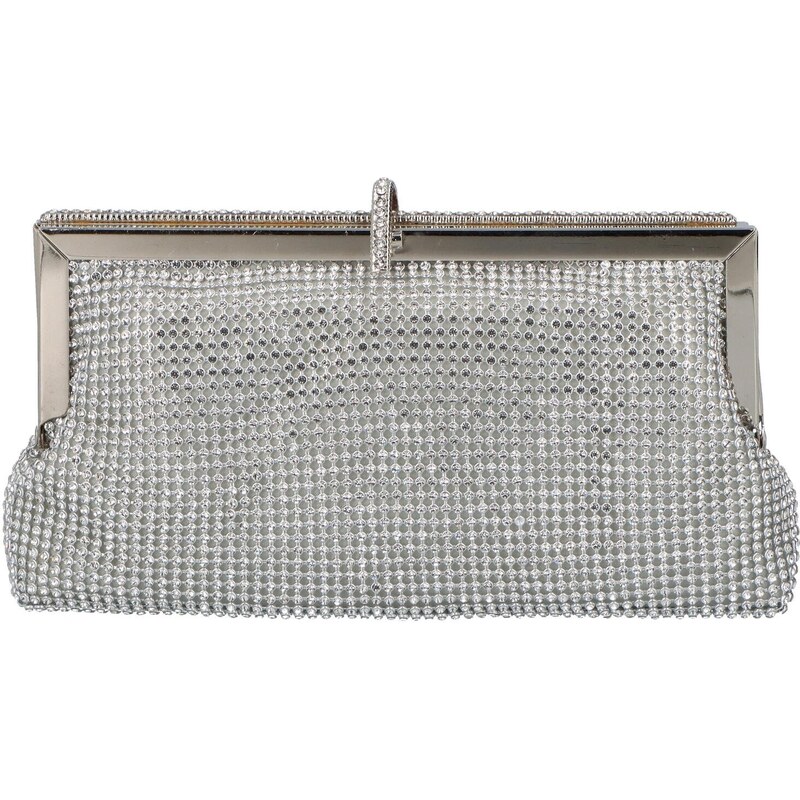 Dámska spoločenská kabelka strieborná - Michelle Moon Gvaya strieborná 57978549