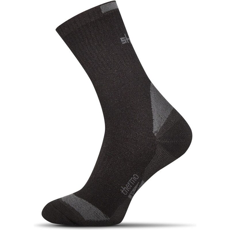 Buďchlap Termo bambusové ponožky čierne 35708427