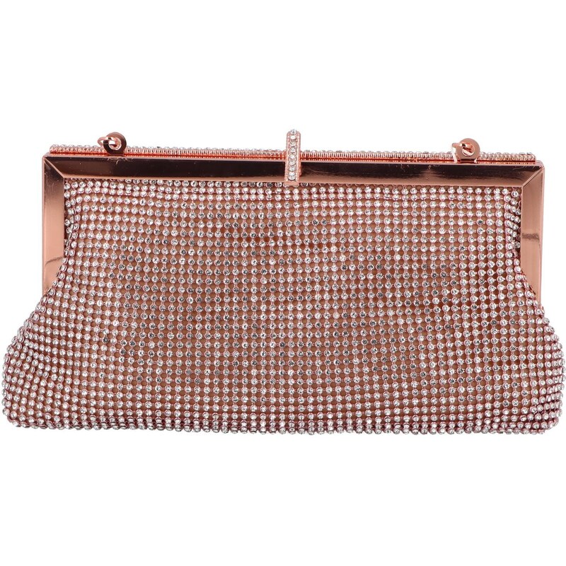 Dámska spoločenská kabelka zlatoružová - Michelle Moon Gvaya ružová 57978551