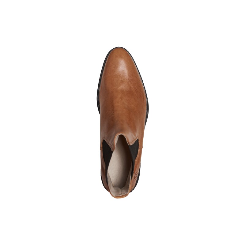 Vasky Chelsea Caramel - Pánske kožené chelsea topánky svetlo hnedé