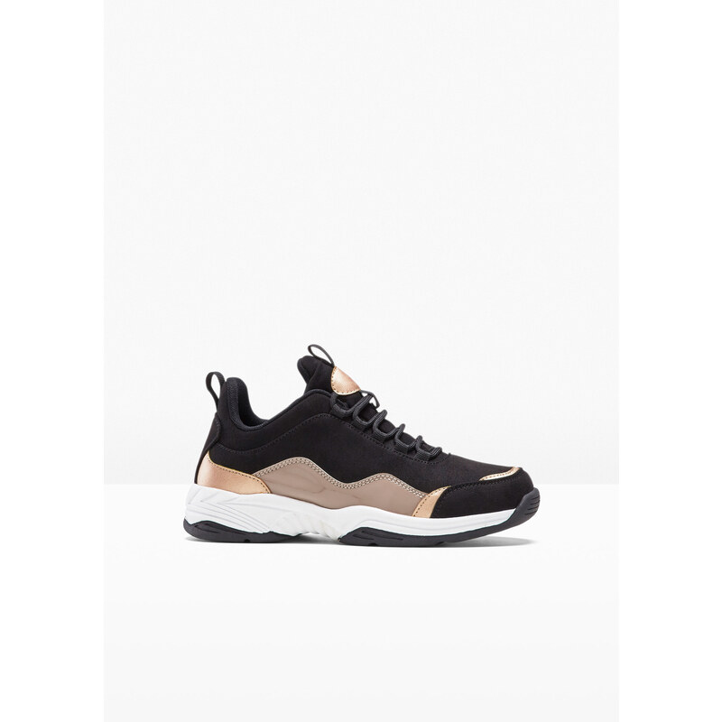 bonprix Tenisky Chunky, farba čierna 45455613