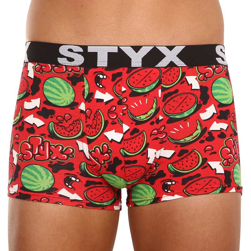 Pánske boxerky Styx art športová guma nadrozmer melouny (R1459) 4 35764199