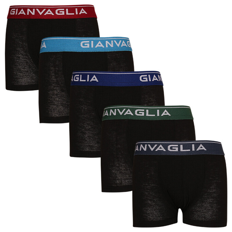 5PACK detské boxerky Gianvaglia čierne (026) 86 66154918