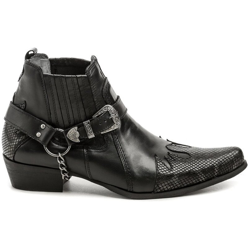 Koma 1222-1 čierne pánske westernové topánky