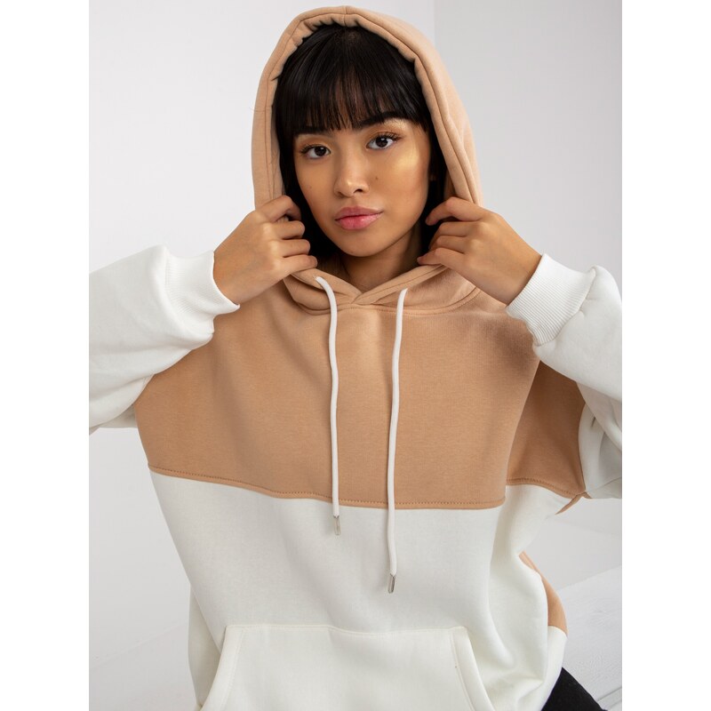 RUE PARIS Sweatshirt-AP-BL-AP-3001.98P-white-beige 64685070