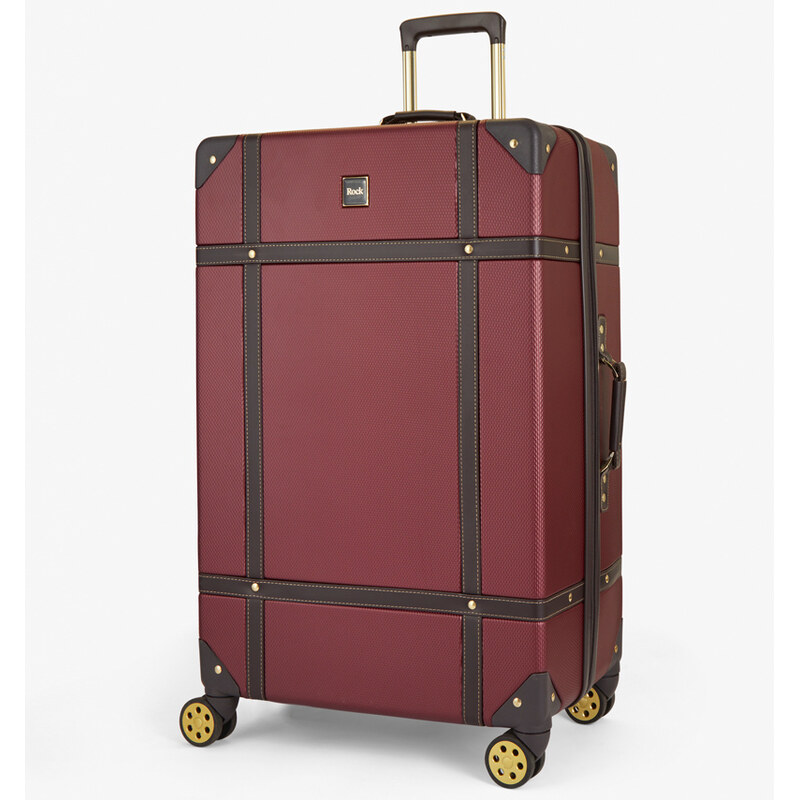 cestovný kufor ROCK TR-0193/3-L ABS - vínová 62192055