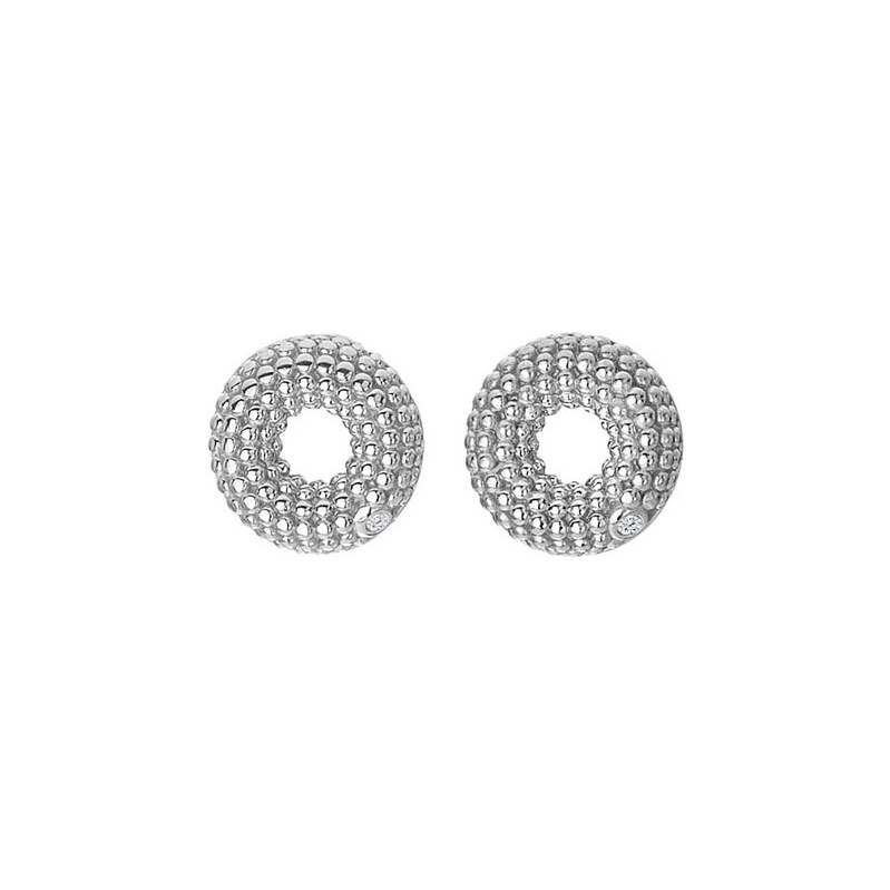 Hot Diamonds Krásne strieborné náušnice s diamantmi Forever DE725 66590395