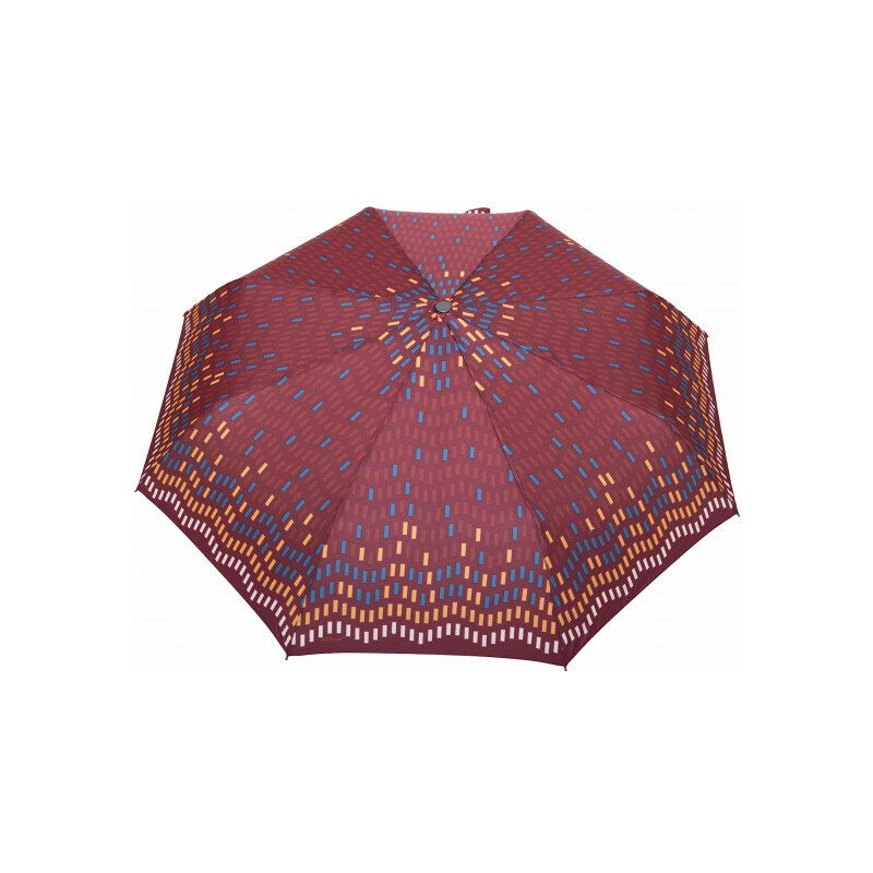 Parasol Skladací dáždnik Čárkovanie, červená 66563045