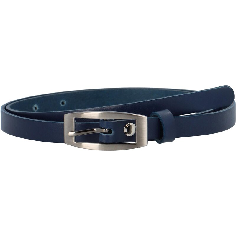 Penny Belts Dámsky kožený opasok modrý - PB Izab 100 modrá 48836732