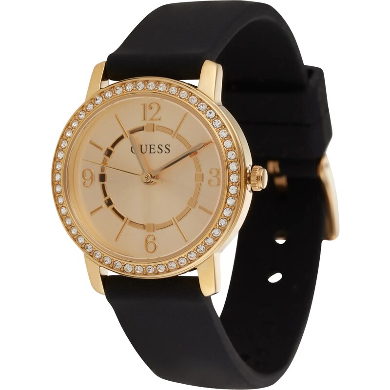 GUESS Analógové hodinky Melody béžová / čierna 62023858
