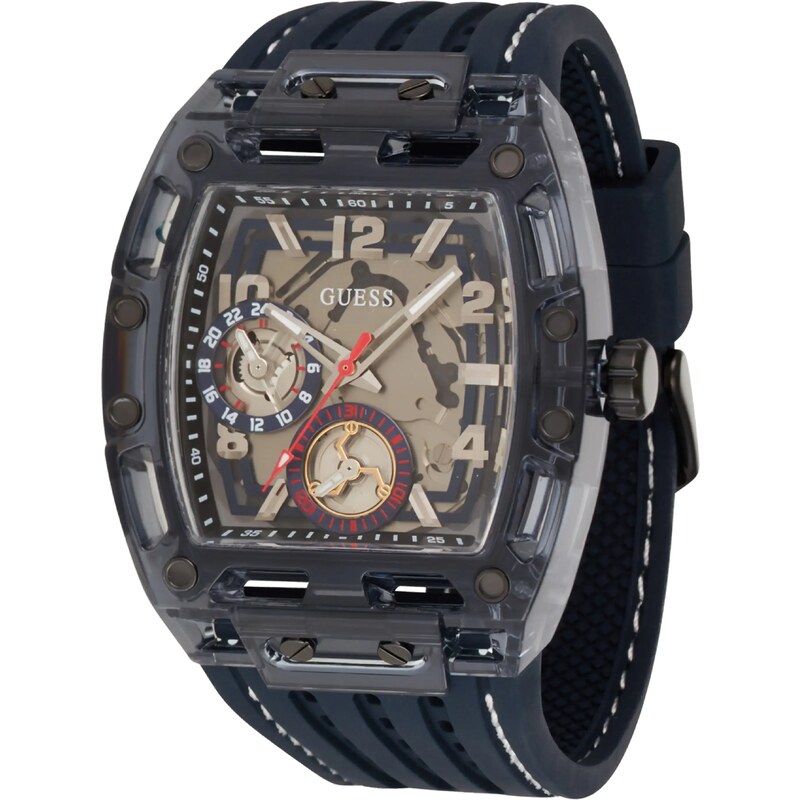 GUESS Analógové hodinky námornícka modrá / zlatá 55004593