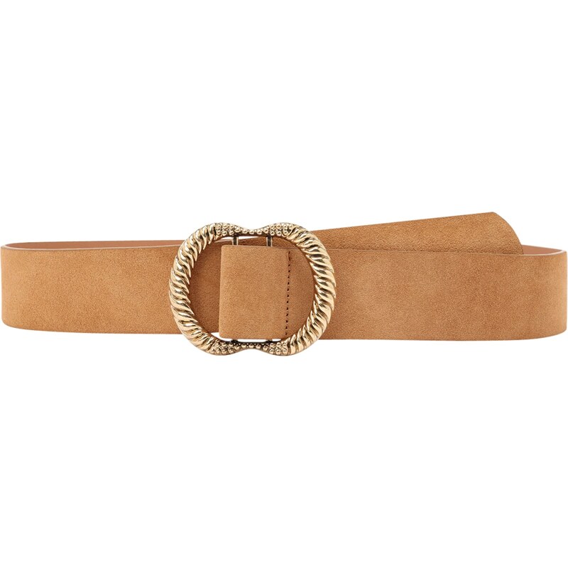 PIECES Opasky NIKKA svetlohnedá 64590527