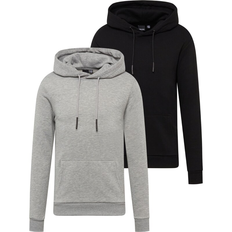 Only & Sons Mikina CERES sivá melírovaná / čierna 35840209