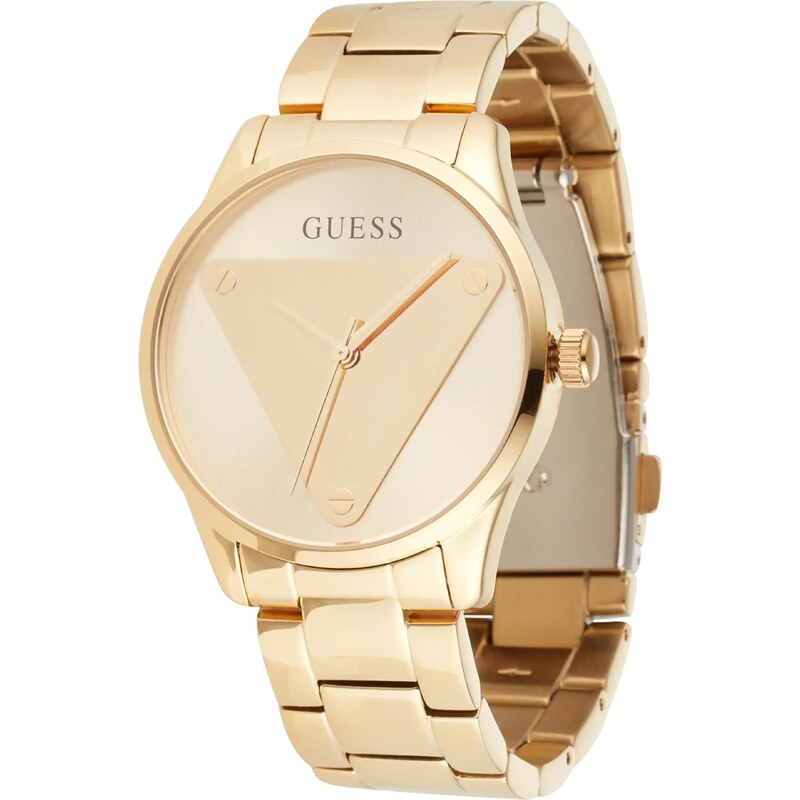 GUESS Analógové hodinky zlatá 55566300
