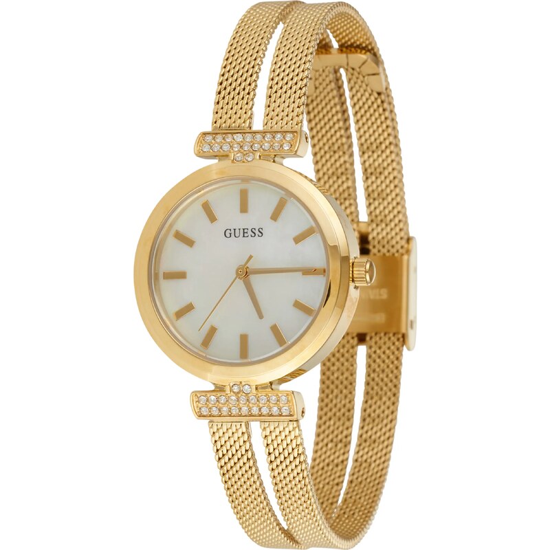 GUESS Analógové hodinky zlatá / strieborná 55586642
