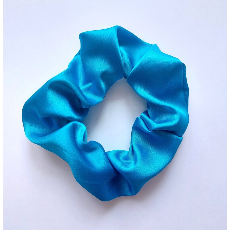 modnenakupy.sk Saténová gumička scrunchie TURQUOISE MIDI 35802475