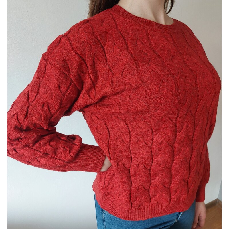 modnenakupy.sk Dámsky sveter s uzlovým vzorom ESTEE 48806244