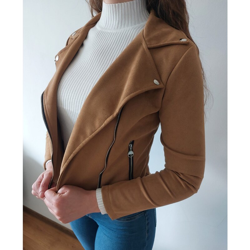 modnenakupy.sk Dámska prechodná semišová bunda RHONDA 35802604