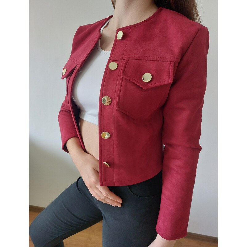 modnenakupy.sk Dámske semišové sako SABRINA 35802560