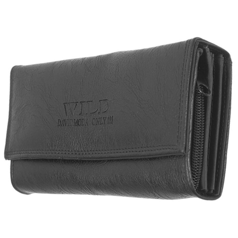 Kuriérska peňaženka čierna Klasik No:18 Wild 28202614