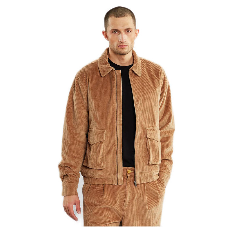 Dedicated Padded Jacket Vallentuna Corduroy Tiger Brown 65397128