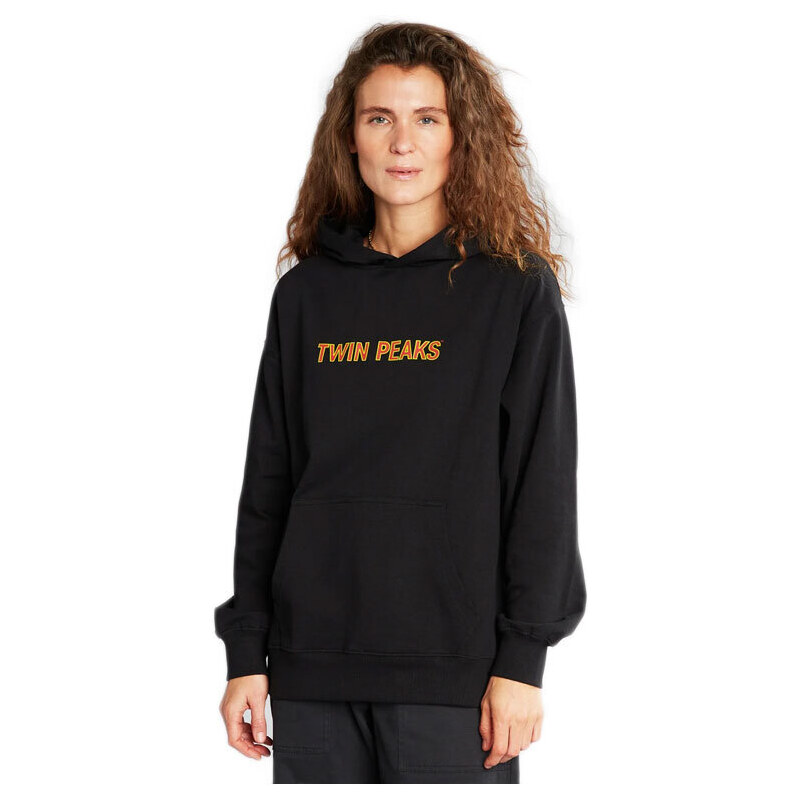 Dedicated Hoodie Sundborn Twin Peaks Logo Oat White 65397132