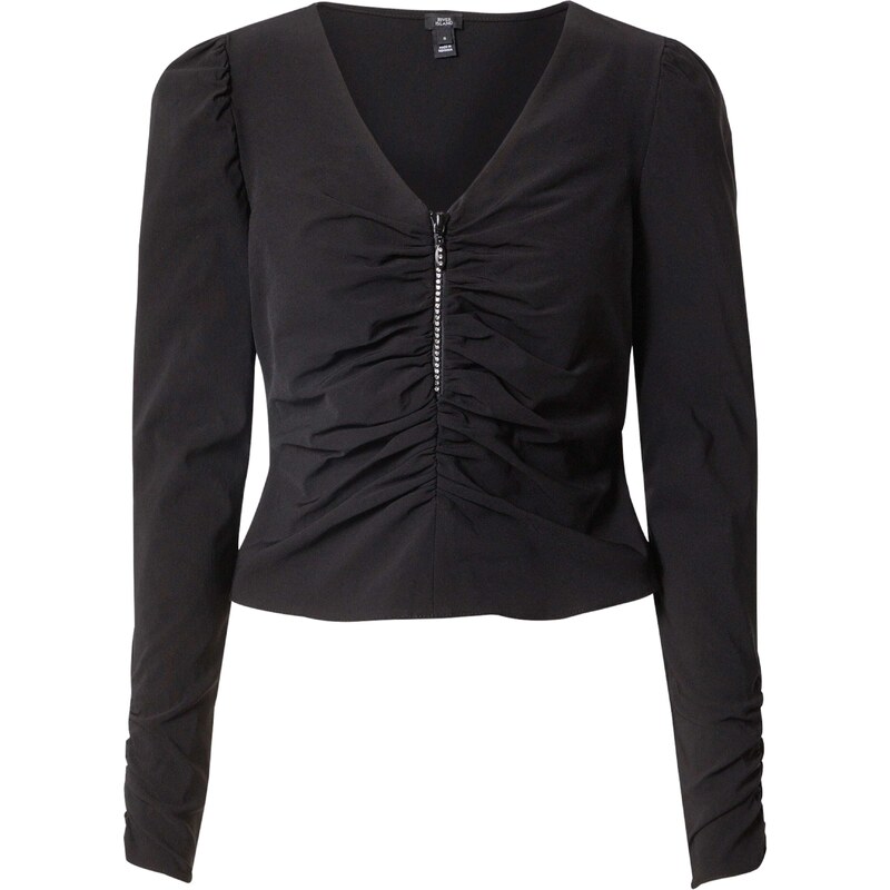 River Island Blúzka čierna / priehľadná 66789578