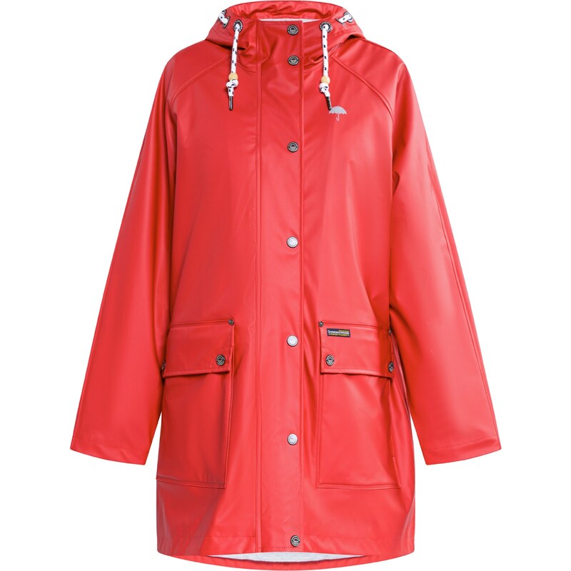 Schmuddelwedda Funkčný kabát červená 54235163