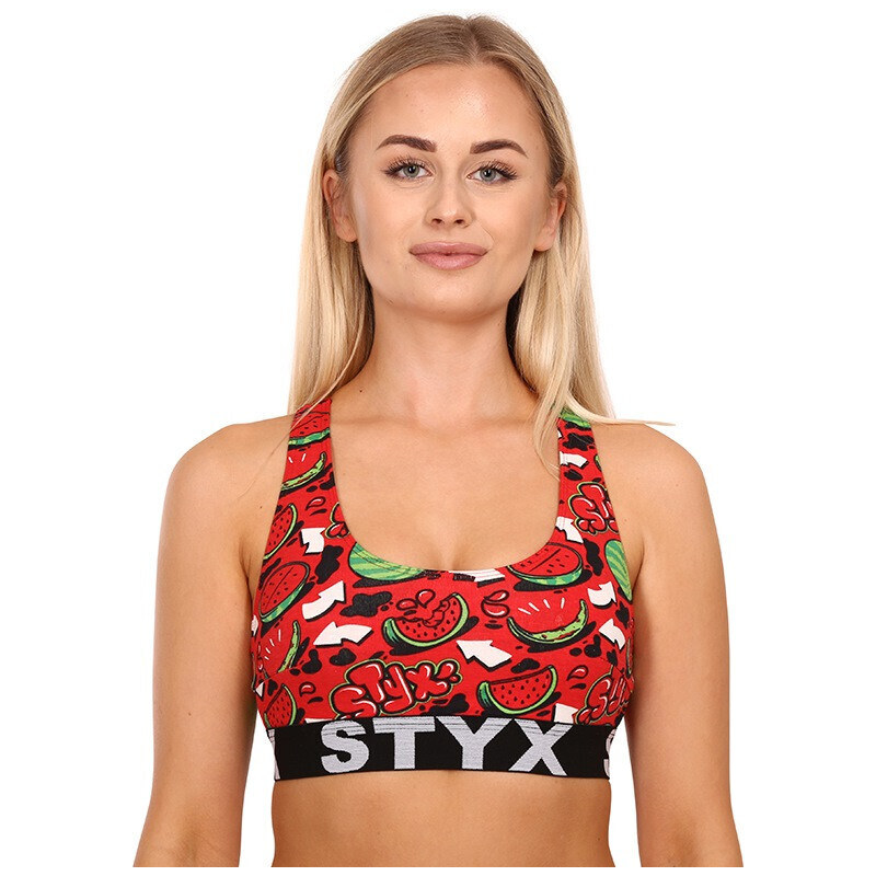 Dámska podprsenka Styx šport art melóny (IP1459) 35855134